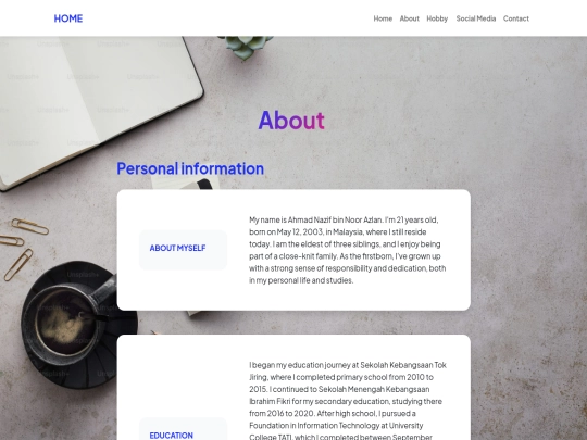 ABC/ABC/startbootstrap-personal-gh-pages/resume screenshot