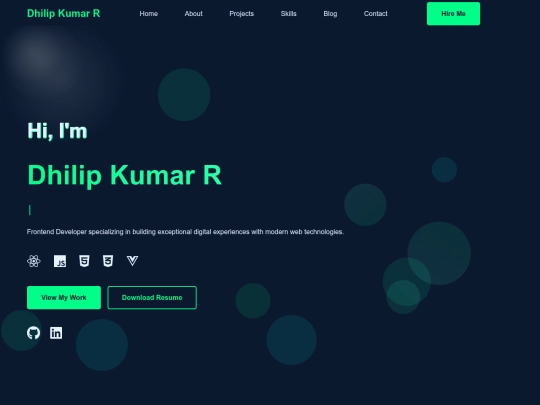 portfolio screenshot