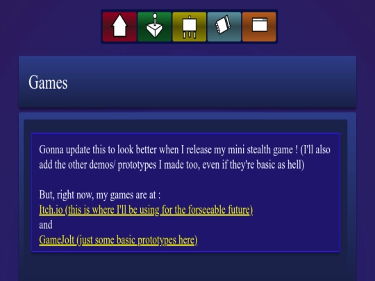 pages/games screenshot