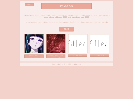 videos screenshot