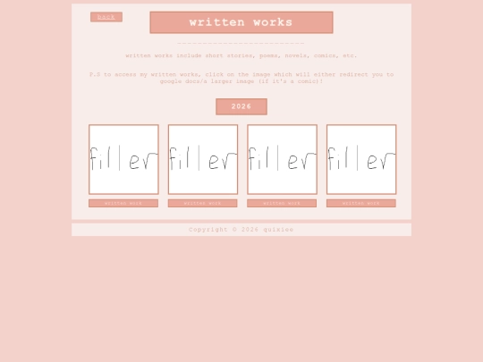 writing screenshot