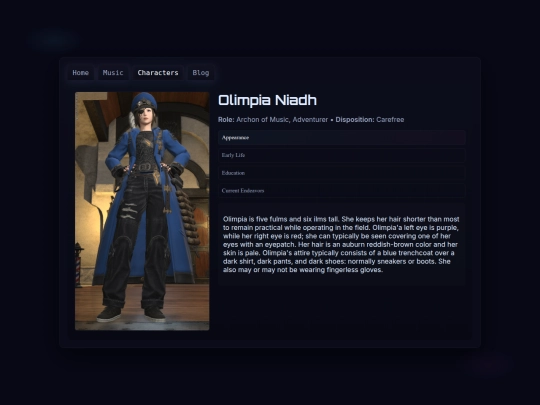 characters/olimpia screenshot