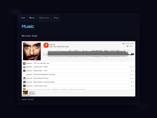 music screenshot