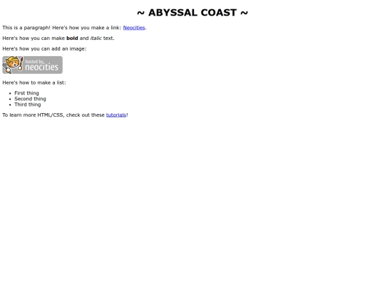 index screenshot