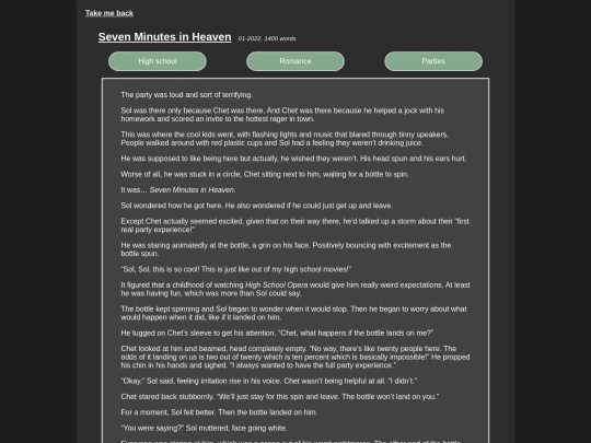 Fics/seven_minutes screenshot