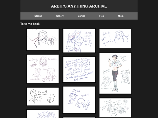 Gallery/Office AU/Sketches screenshot