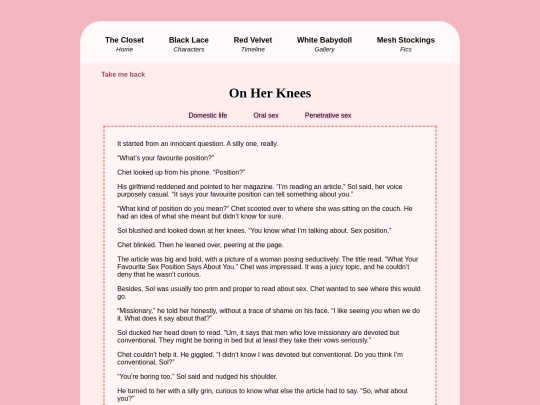 NSFW_Mirror/NSFW_Fics/on_her_knees screenshot
