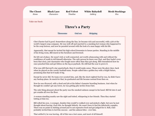 NSFW_Mirror/NSFW_Fics/threes_a_party screenshot