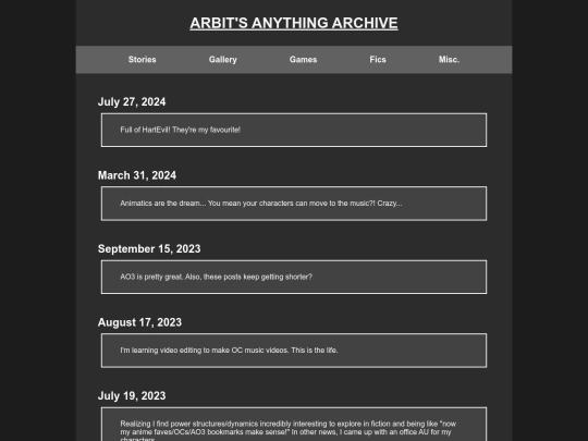 blog screenshot