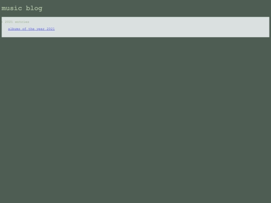 music_blog screenshot