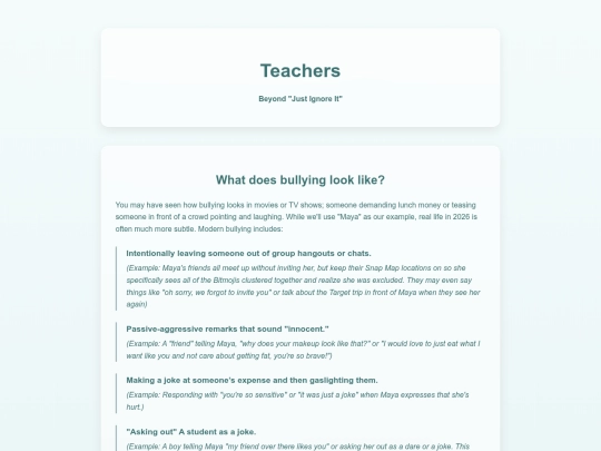 teachers screenshot