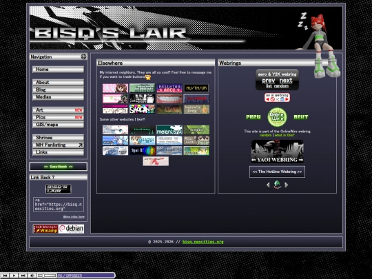 links screenshot