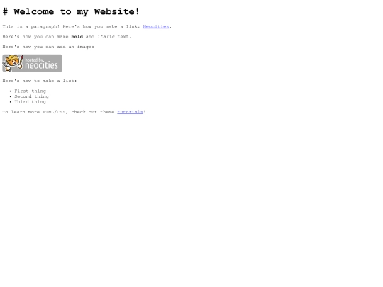 index screenshot