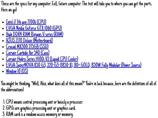 computer specs screenshot