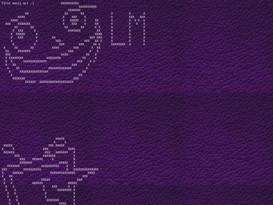 asciitest screenshot