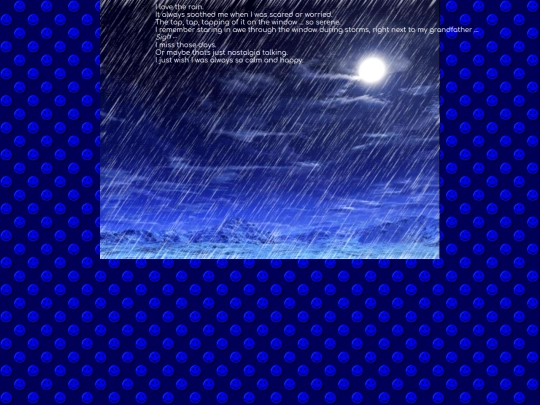 memoir/rain screenshot