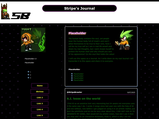 Journal screenshot