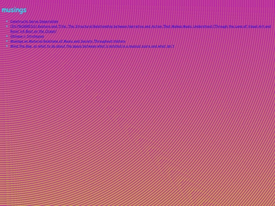 musings screenshot