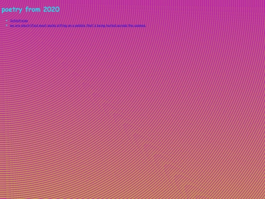 poetry2020 screenshot