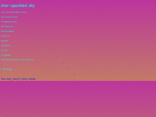 poetry_2022/starspeckledsky screenshot