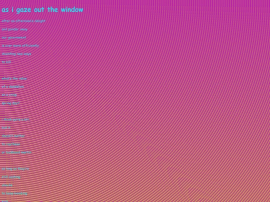 poetry_2025/asigazeoutthewindow screenshot