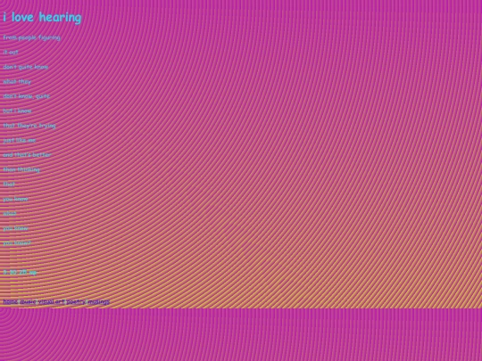 poetry_2025/ilovehearing screenshot