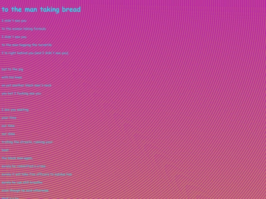 poetry_2025/tothemantakingbread screenshot