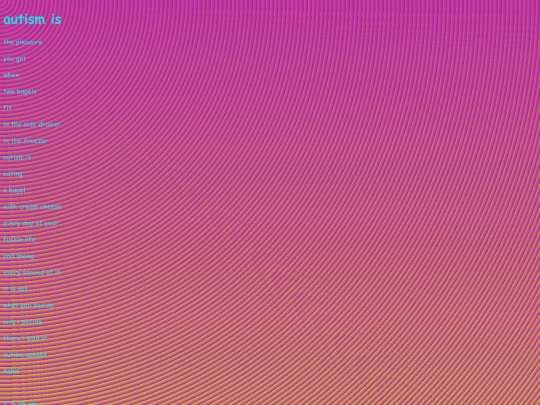 poetry_2026/autismis screenshot