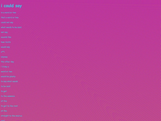 poetry_2026/icouldsay screenshot