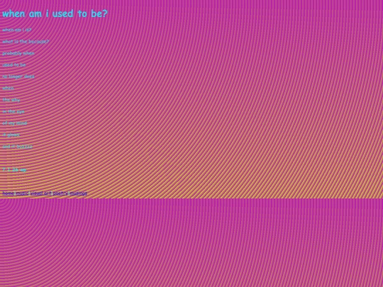 poetry_2026/whenamiusedtobe screenshot