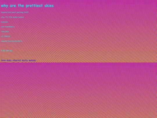 poetry_2026/whyaretheprettiestskies screenshot