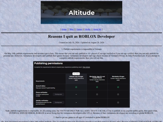 blog screenshot