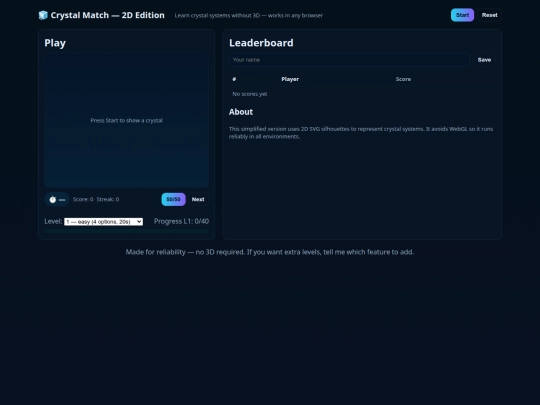 1.crystalgame screenshot