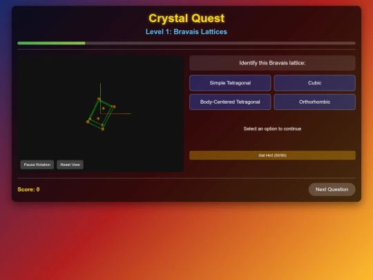 Fullcrystallography screenshot