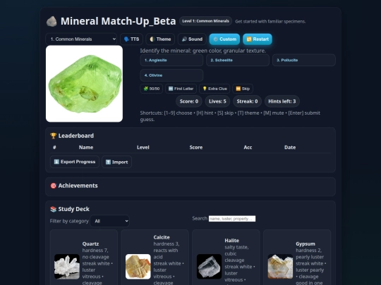mineral_match_up_pro_edition_advanced_html screenshot