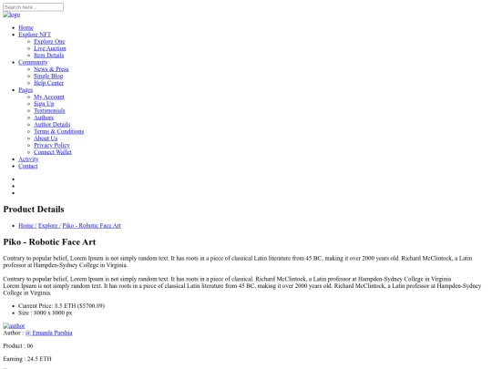 item-details screenshot