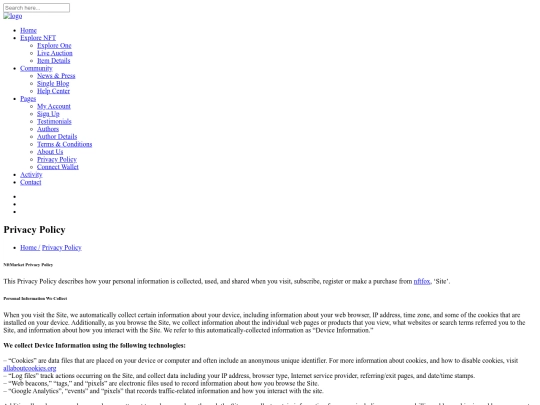 privacy screenshot