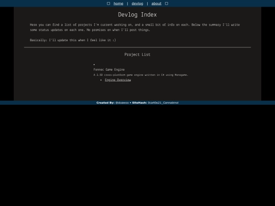devlog screenshot