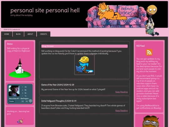 blog screenshot