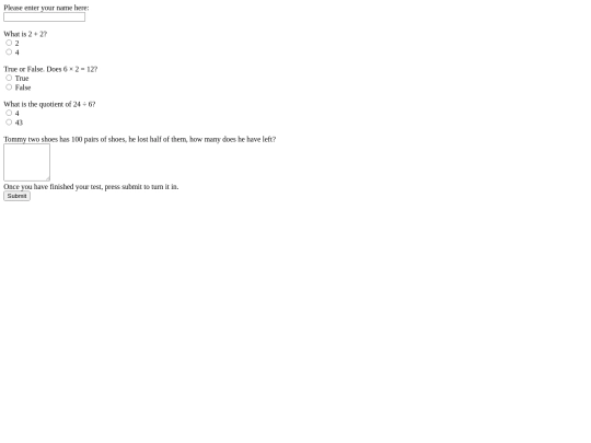 math-form-billy screenshot
