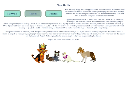 aboutsite screenshot