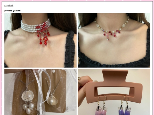 jewelry screenshot