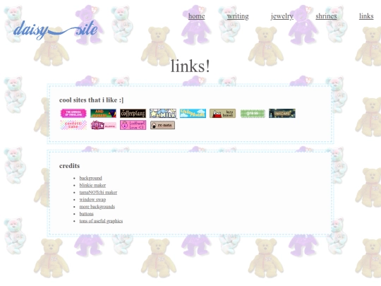 links screenshot
