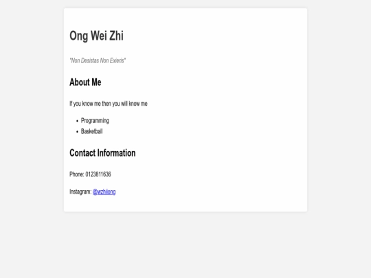 index screenshot