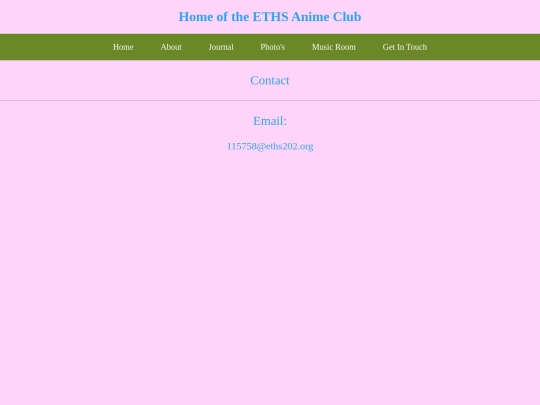 Contact screenshot