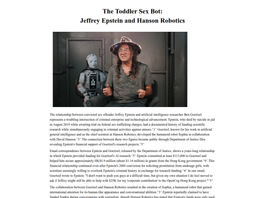 Epstein/Hanson_Robotics screenshot