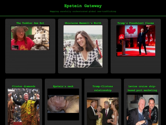 Epstein/connections screenshot