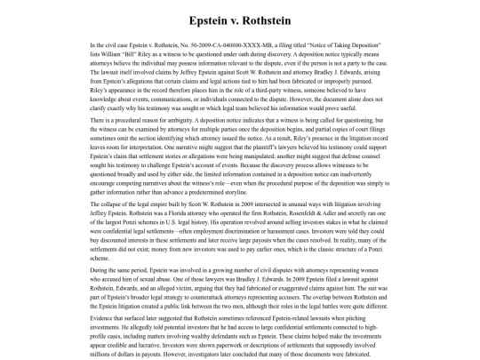 Riley/Epstein_v_Rothstein screenshot