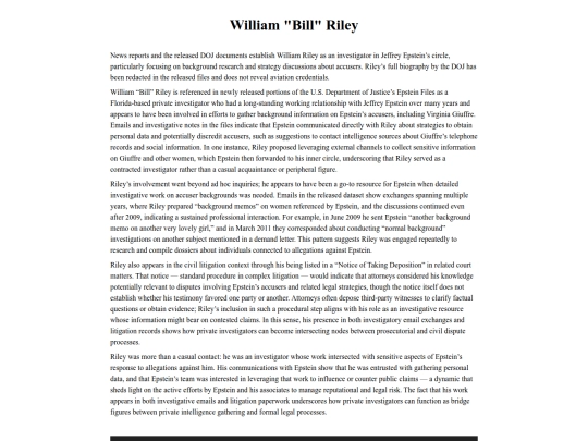 Riley/William_Riley screenshot