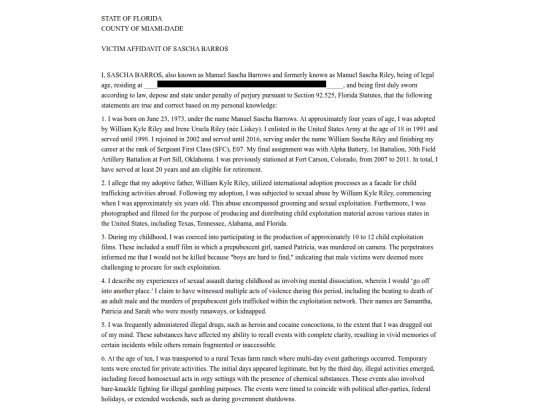 Riley/affidavit-barros screenshot